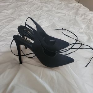 Expresss , tie high heel shoes